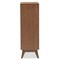 Baxton Studio Calypso Mid-Century White and Walnut Wood 5-Drawer Storage Chest 137-7501 - alternate 2